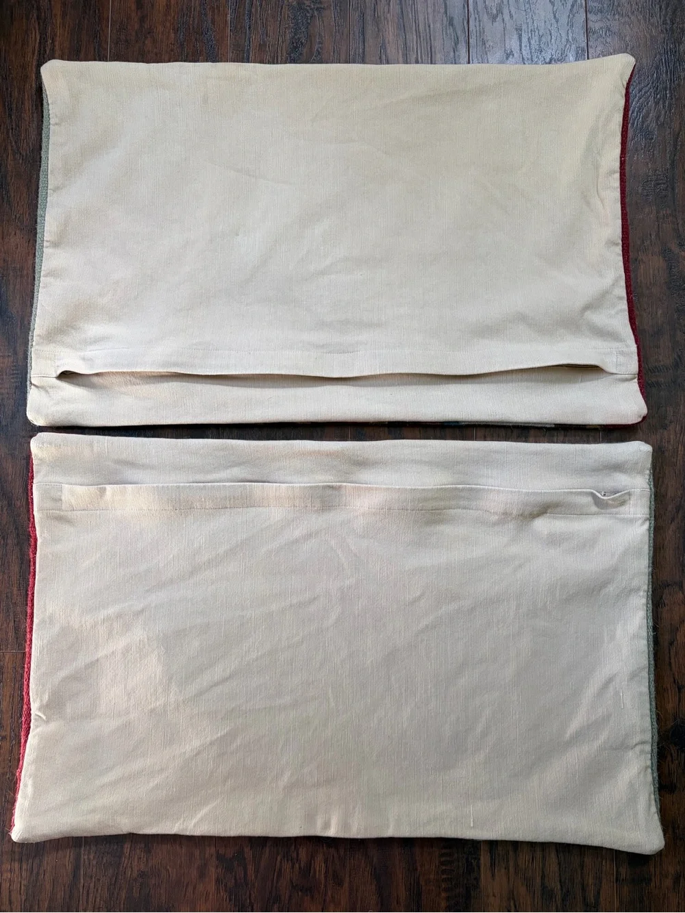 Pottery Barn Wool Dexter dhurrie Stripe Lumbar Throw Pillow Cover set